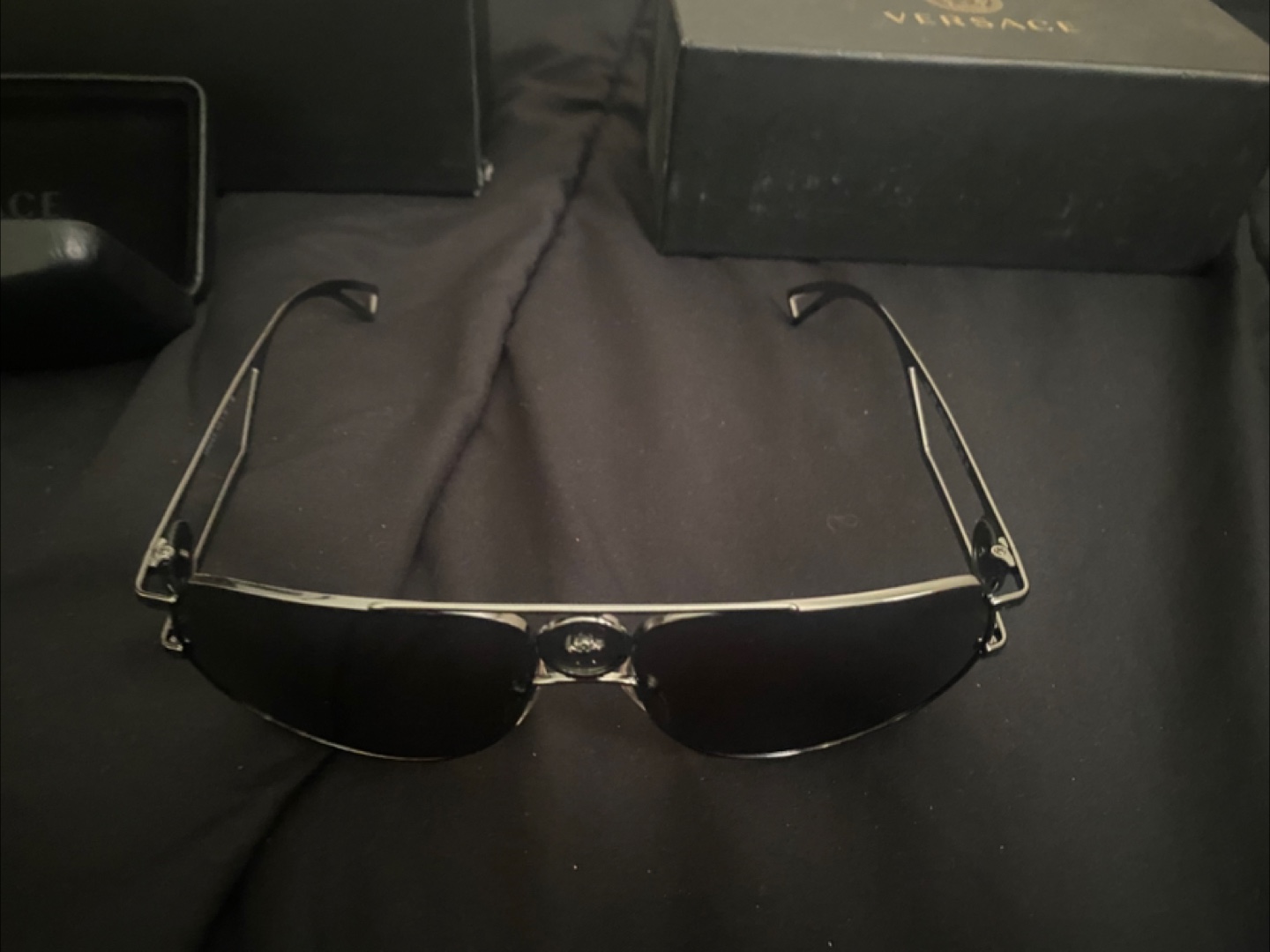 Versace Aviator Sunglasses with Case - photo 4
