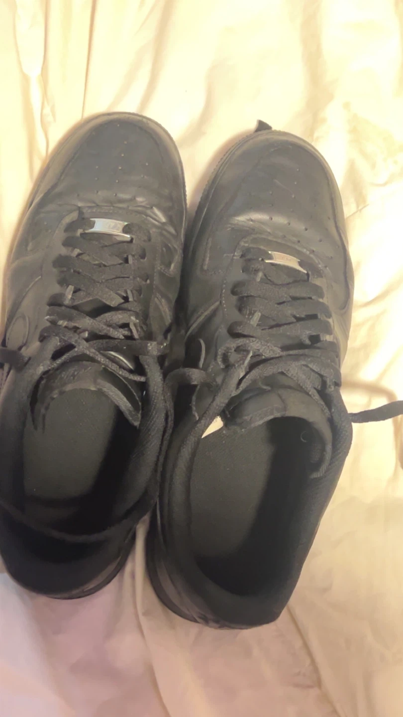 Black air force ones - photo 4