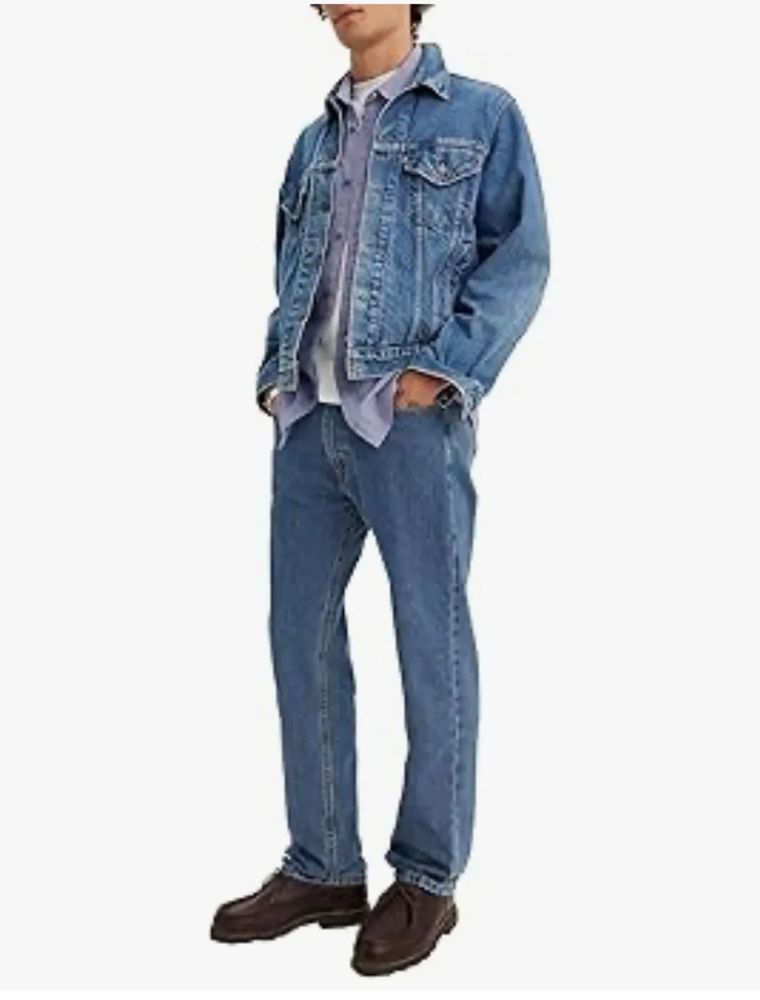 Men’s Levi’s 505 Jeans Regular Fit 33x34 New w Tags image indicator(5)