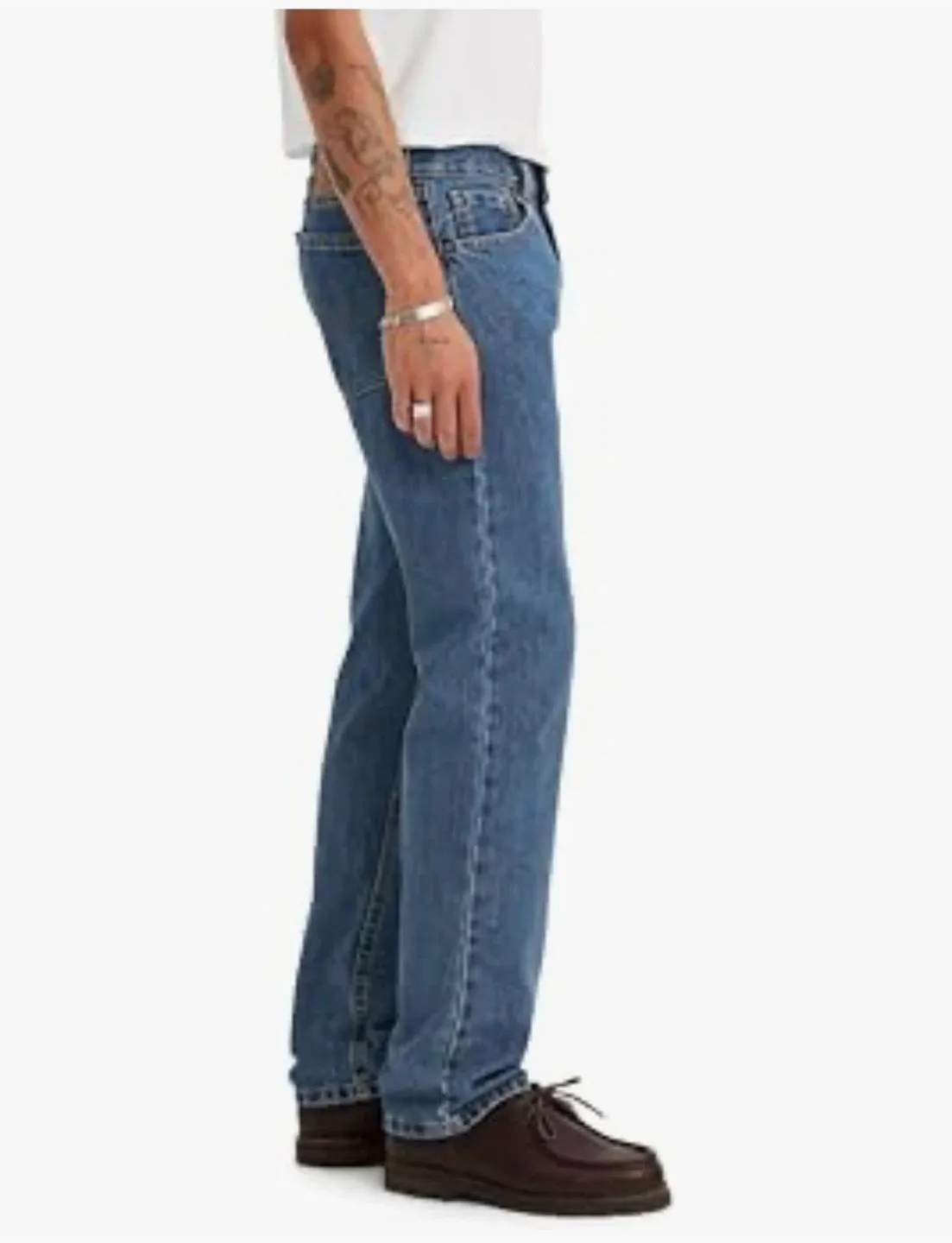 Men’s Levi’s 505 Jeans Regular Fit 33x34 New w Tags image indicator(8)