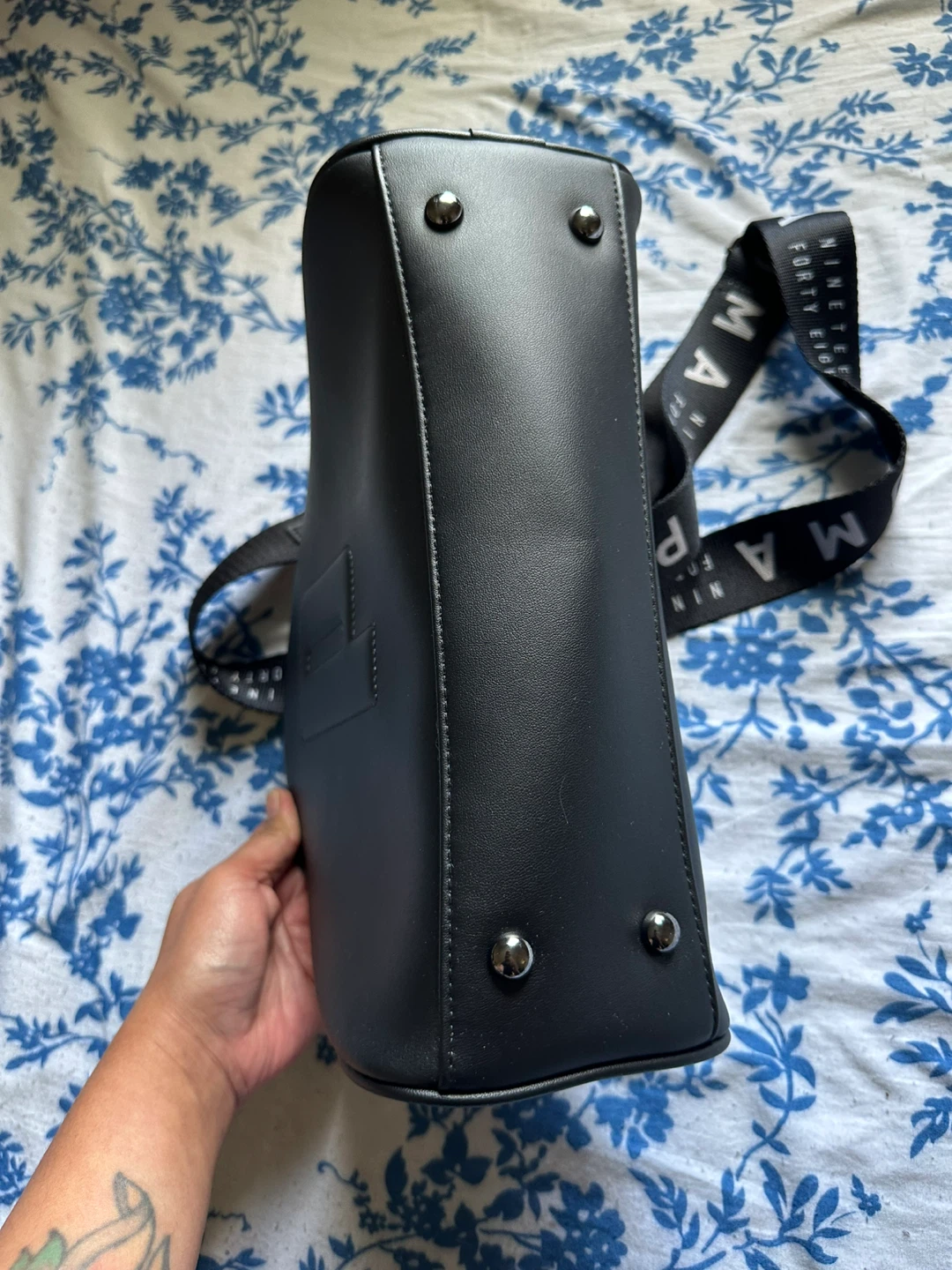 Puma Black Handbag with Strap - photo 5
