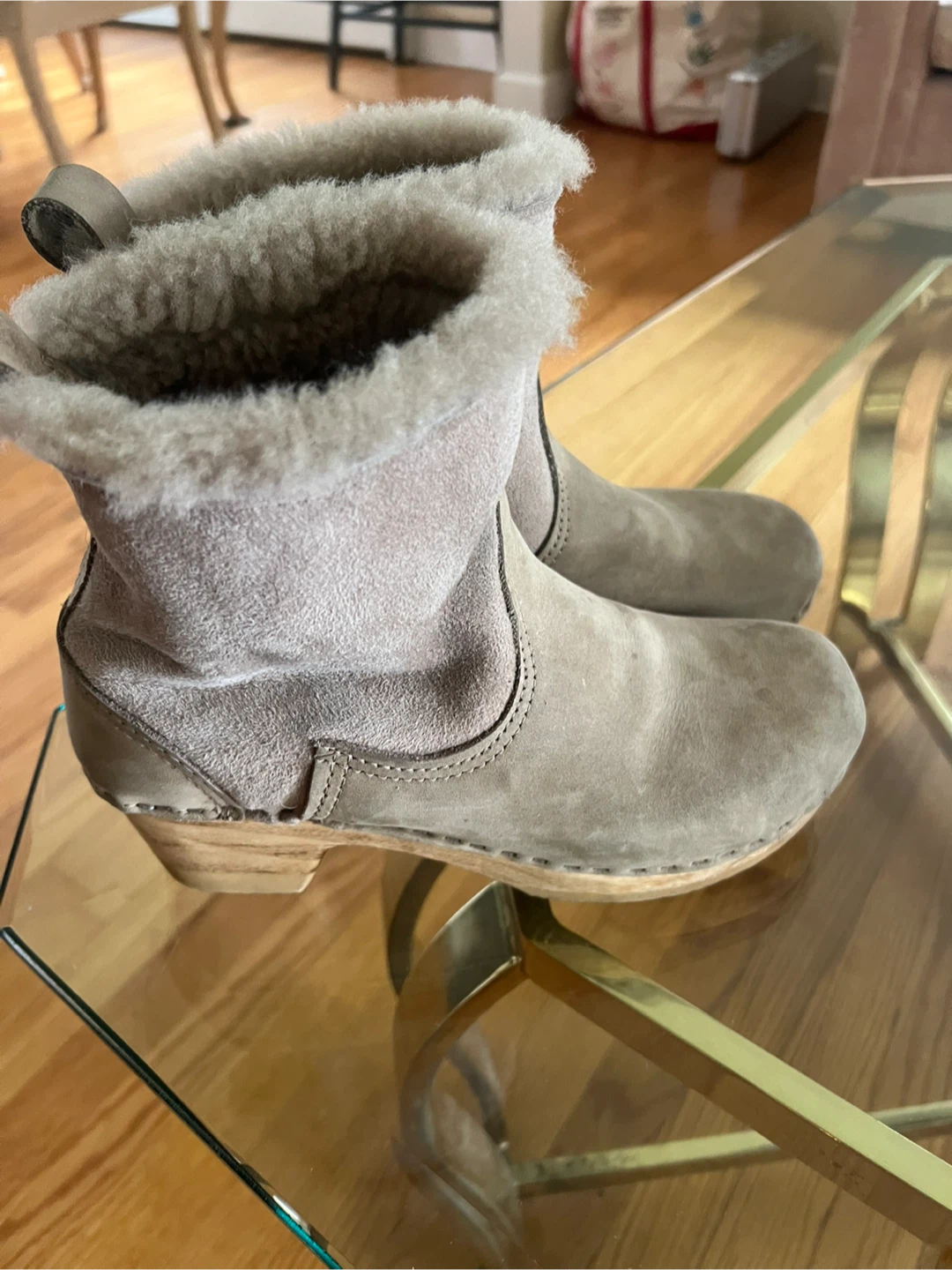 NO.6 5" Pull on Shearling Clog Boot - photo 3