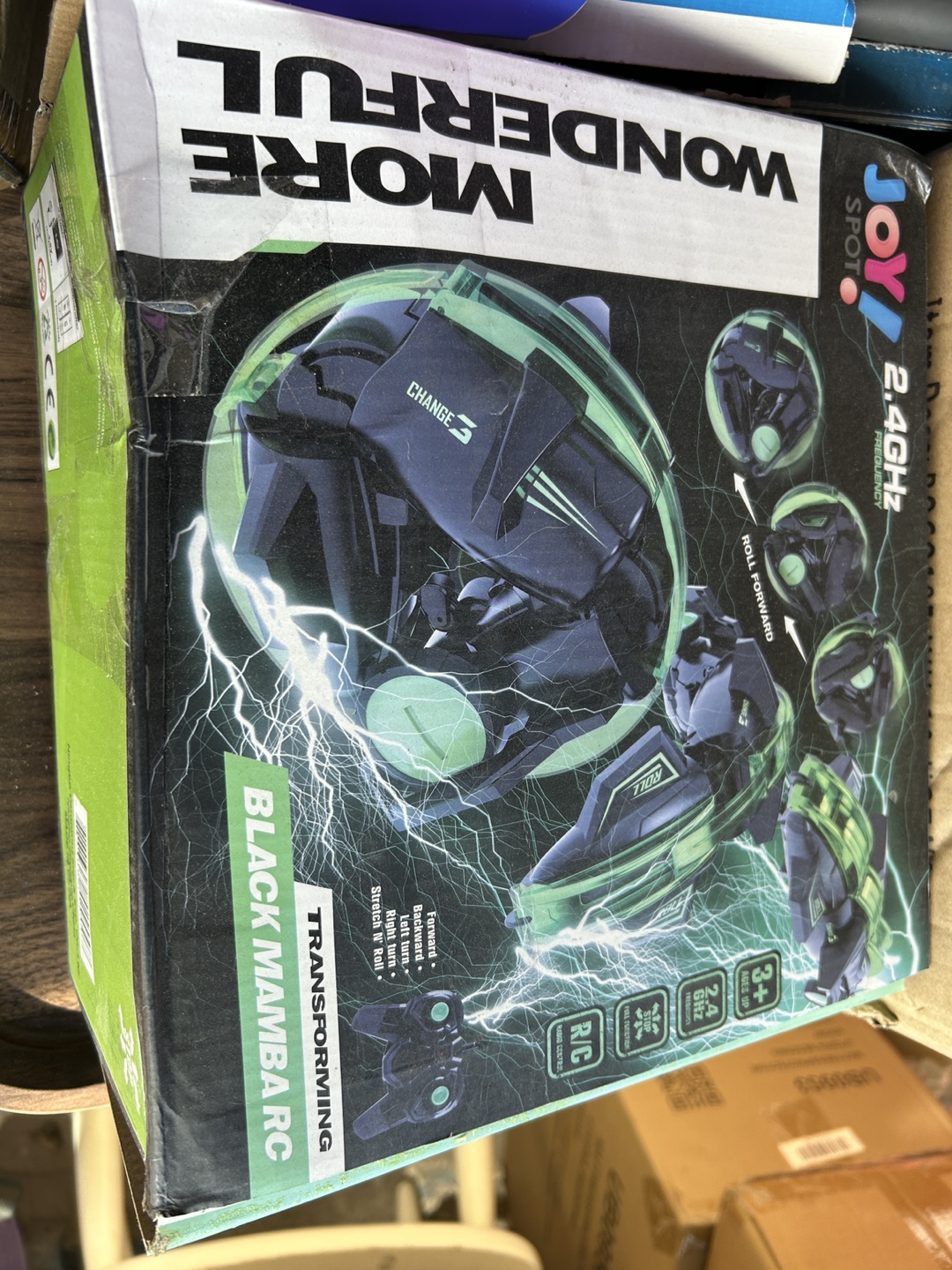 Joy Spot Black Mamba RC Transforming Car