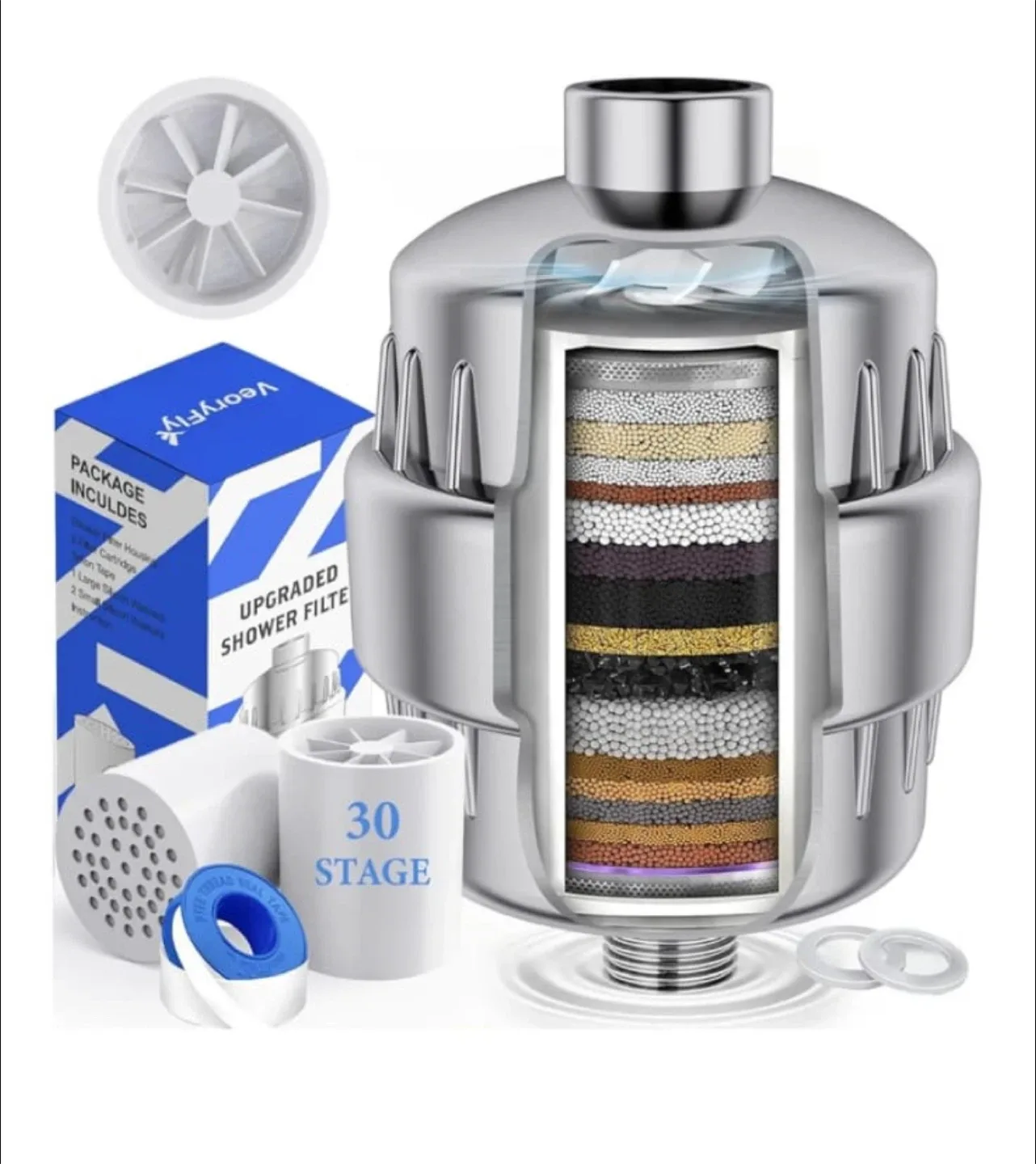 Set of Two Shower Filter - New in Box image indicator(3)