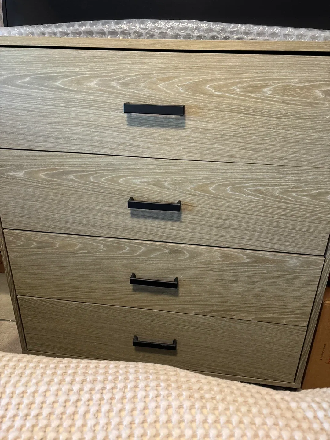 Wood Grain 4-Drawer Dresser image indicator(3)