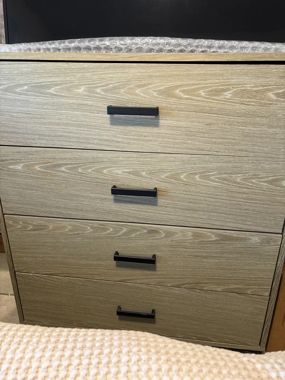 Wood Grain 4-Drawer Dresser image indicator(2)