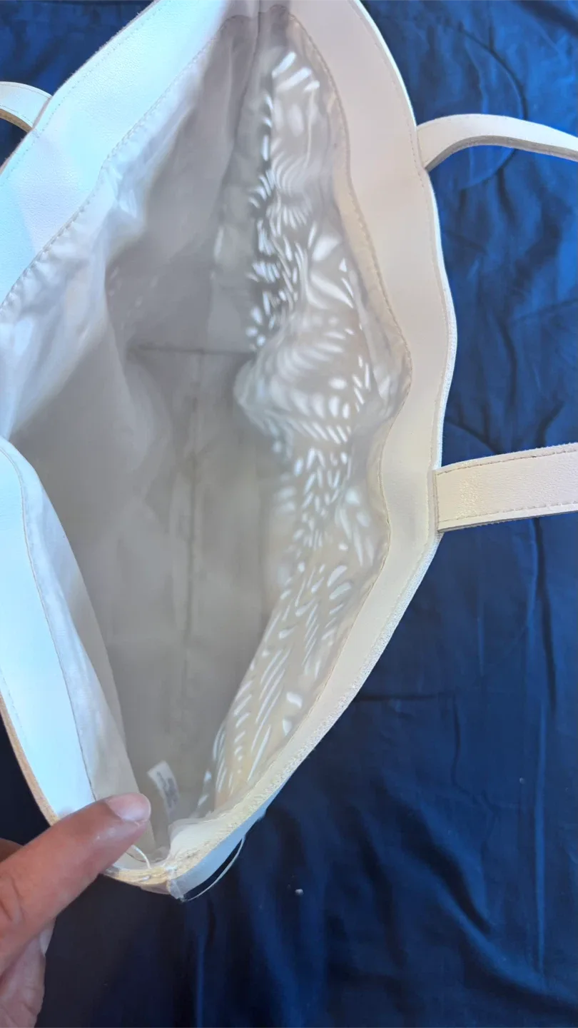 🥕 Oscar de la Renta White Tote Bag image indicator(3)