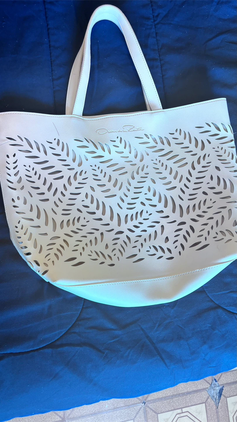 🥕 Oscar de la Renta White Tote Bag - photo 4