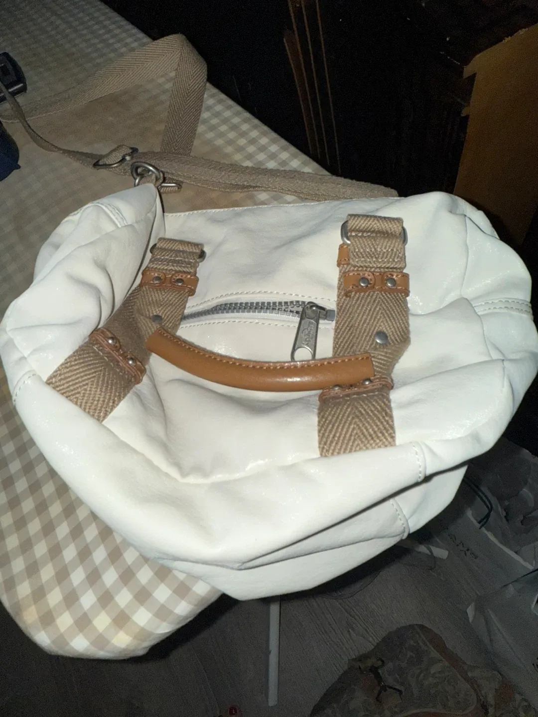 Fossil White Crossbody Bag