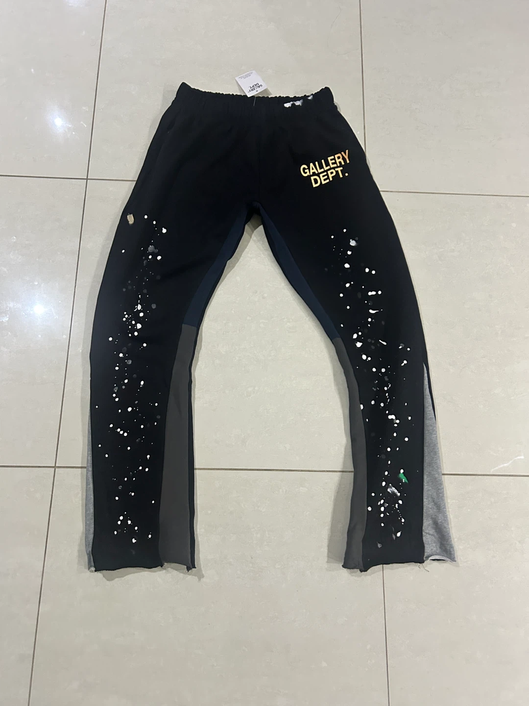 Gallery Dept. Black/Grey Sweatpants - Size L