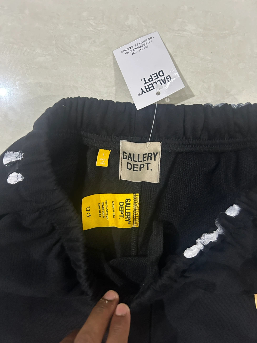 Gallery Dept. Black/Grey Sweatpants - Size L - photo 2