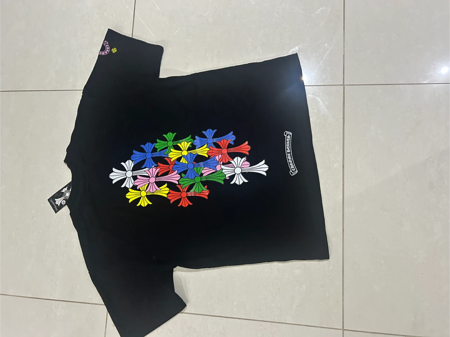 Chrome Hearts Black T-Shirt - Size M - photo 3