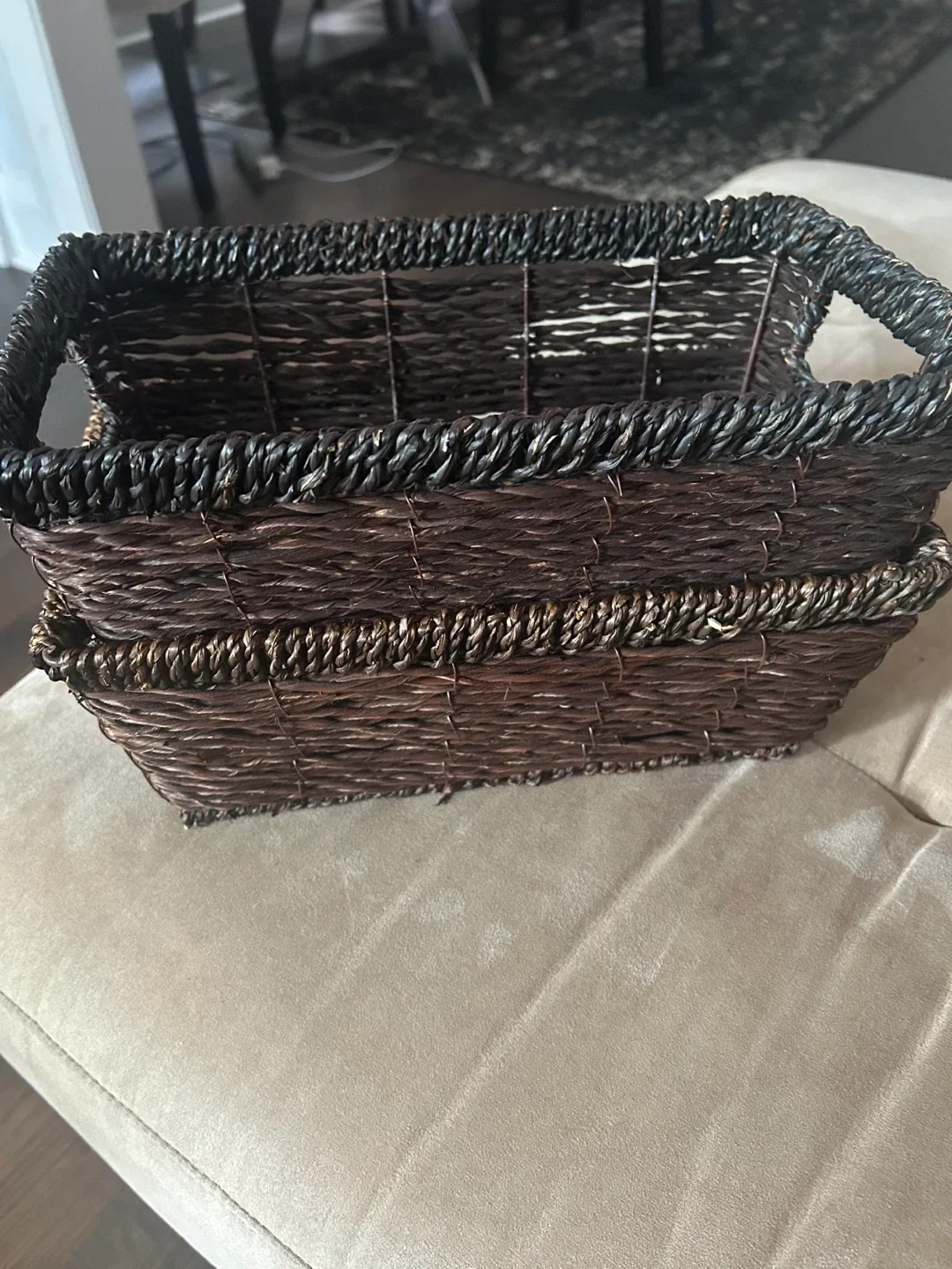 Woven Storage Baskets - Set of 2 image indicator(5)