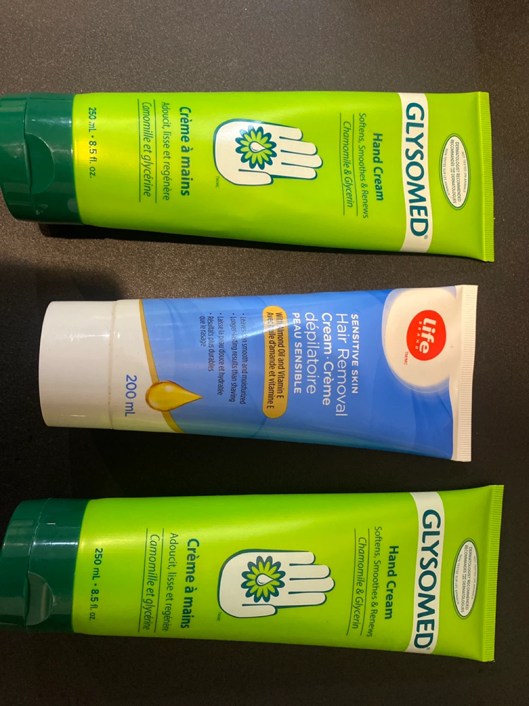 Glysomed Hand Cream & Life Hair Removal Cream