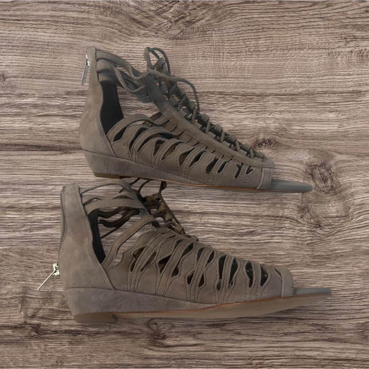 Brand New Sam Edelman Suede Sandal Wedges – Size 5 - photo 2