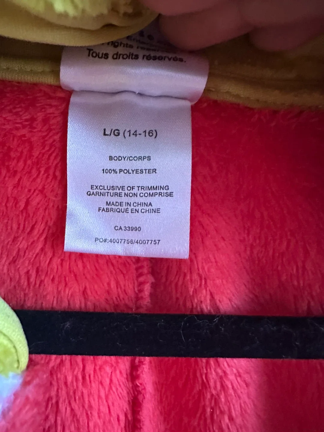 Grinch Onesie - Size L/G (14-16) image indicator(3)