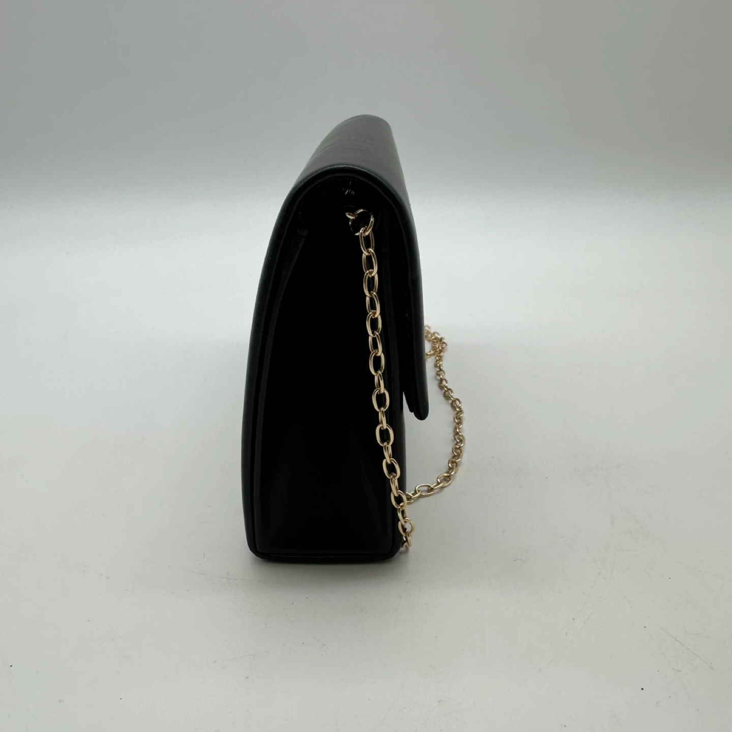 Le Chateau Black Clutch with Gold Chain - photo 3