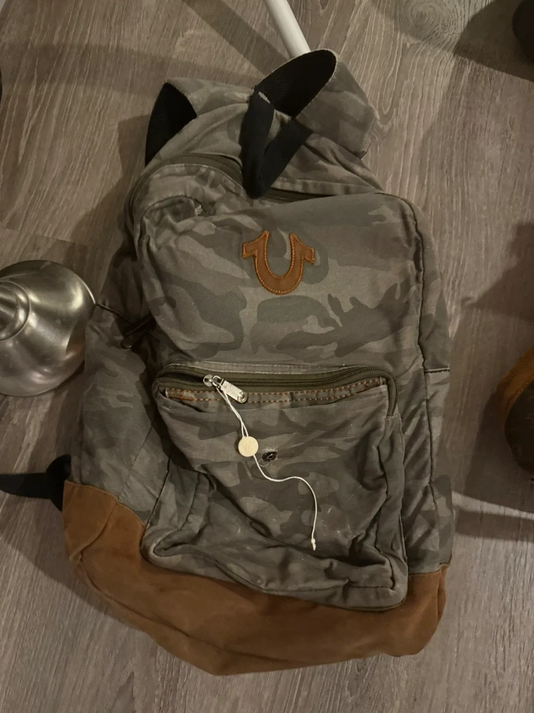 True Religion Camo Backpack