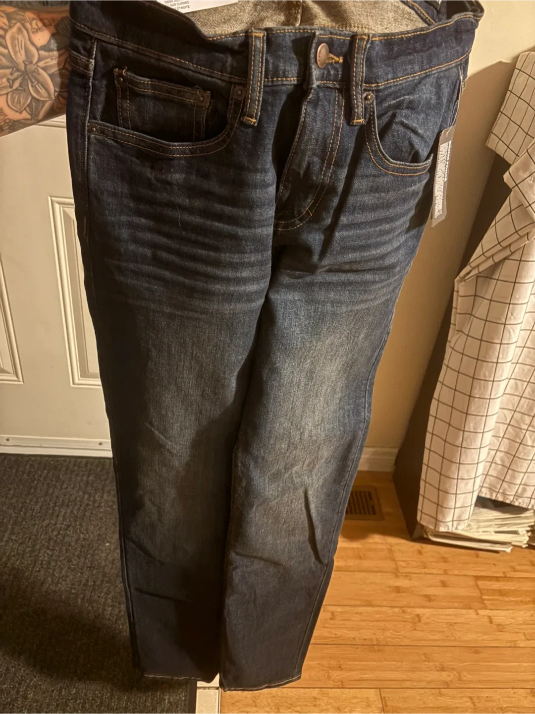 Joe Fresh Slim Straight Flex Jeans - 28x32 image indicator(4)