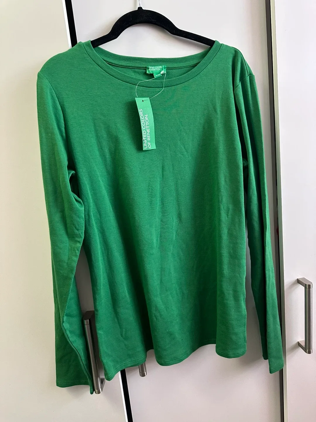United Colors of Benetton Green Long Sleeve Top thumbnail