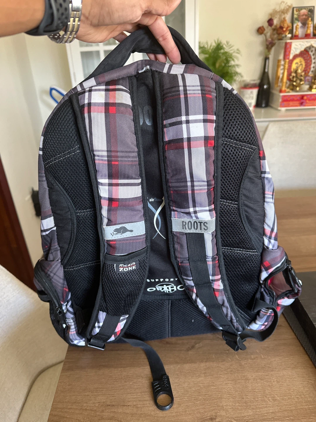 Roots Plaid Backpack - photo 4
