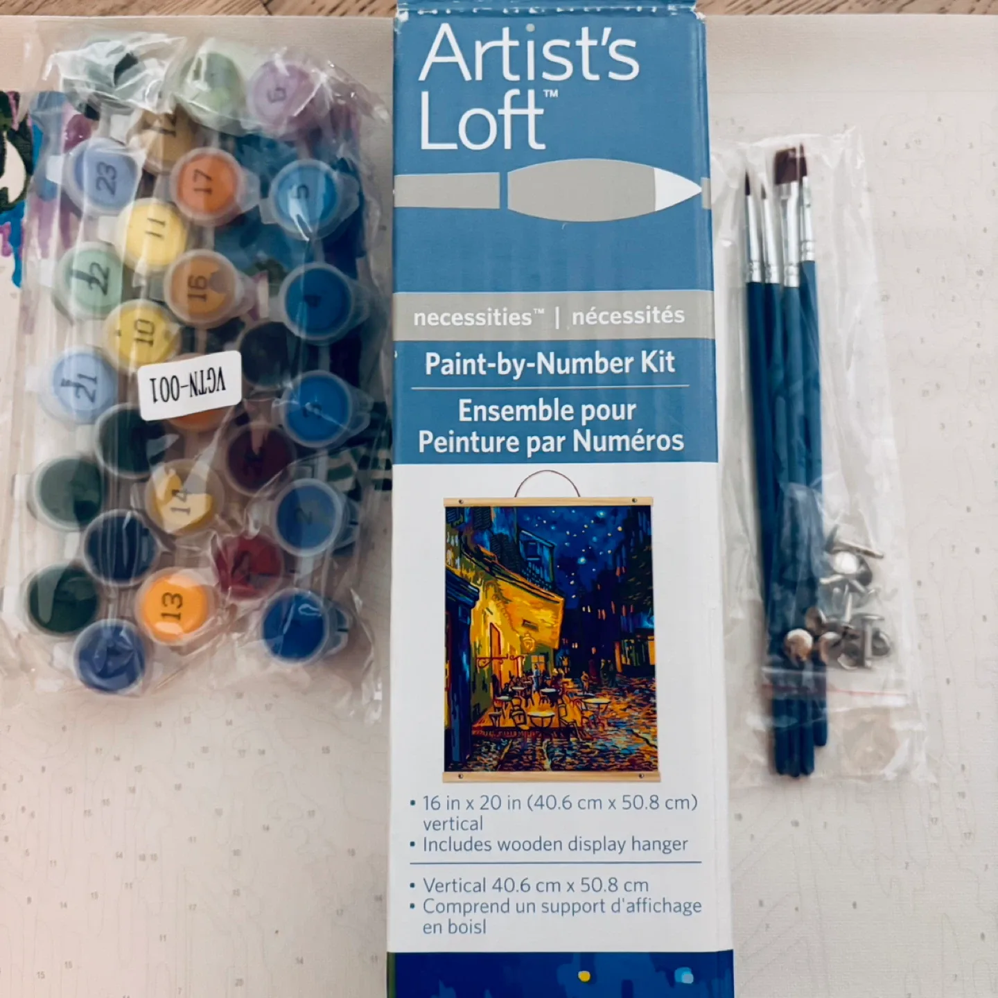 Paint By The Numbers Kit Artist's Loft Terrace at Night thumbnail