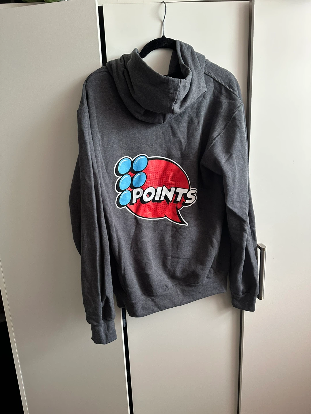 Fruit of the Loom 8points Grey Hoodie - Size S - photo 2