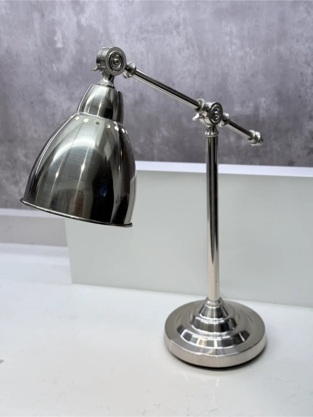 IKEA Silver Adjustable Desk Lamp thumbnail