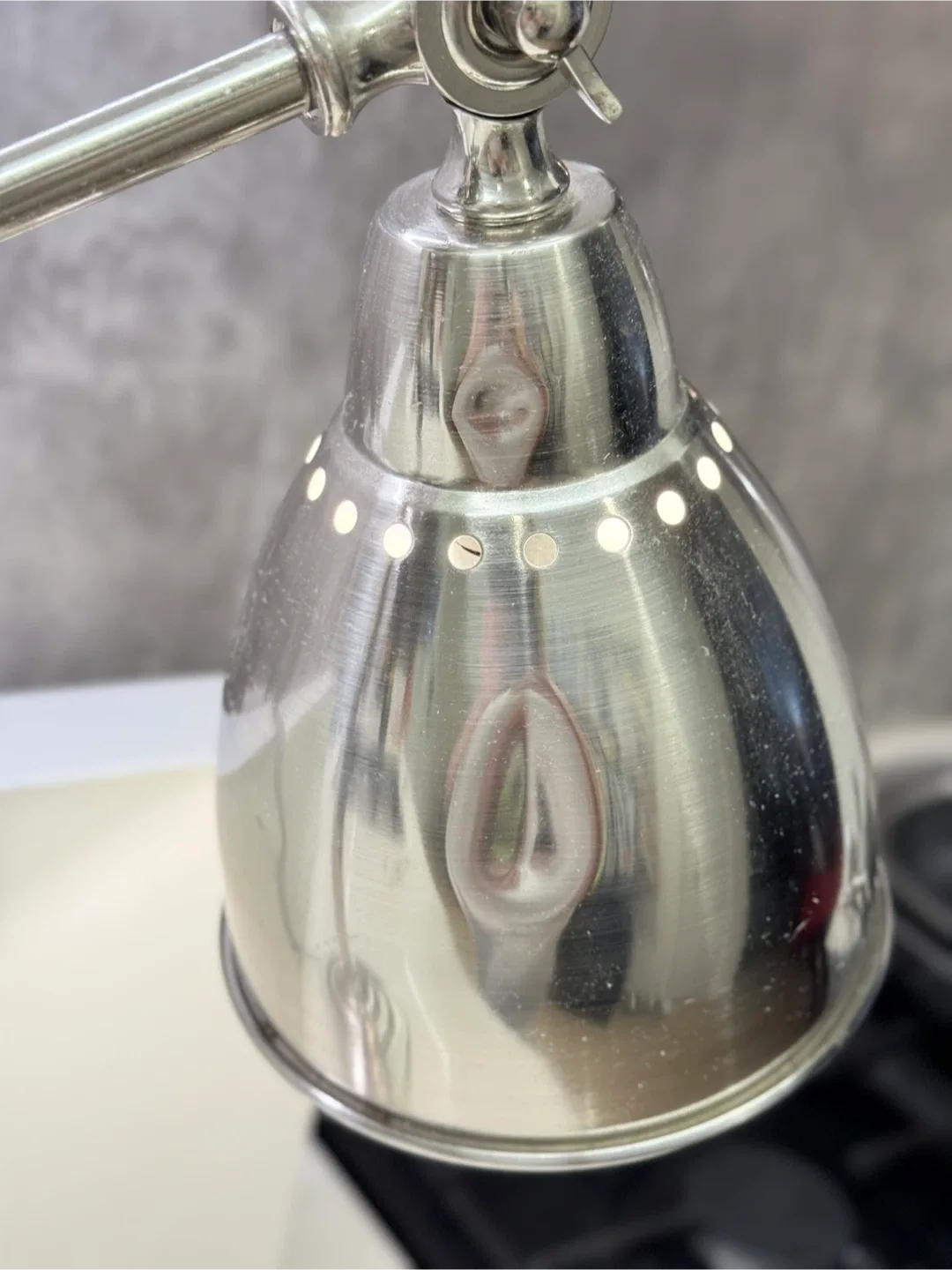 IKEA Silver Adjustable Desk Lamp image indicator(6)