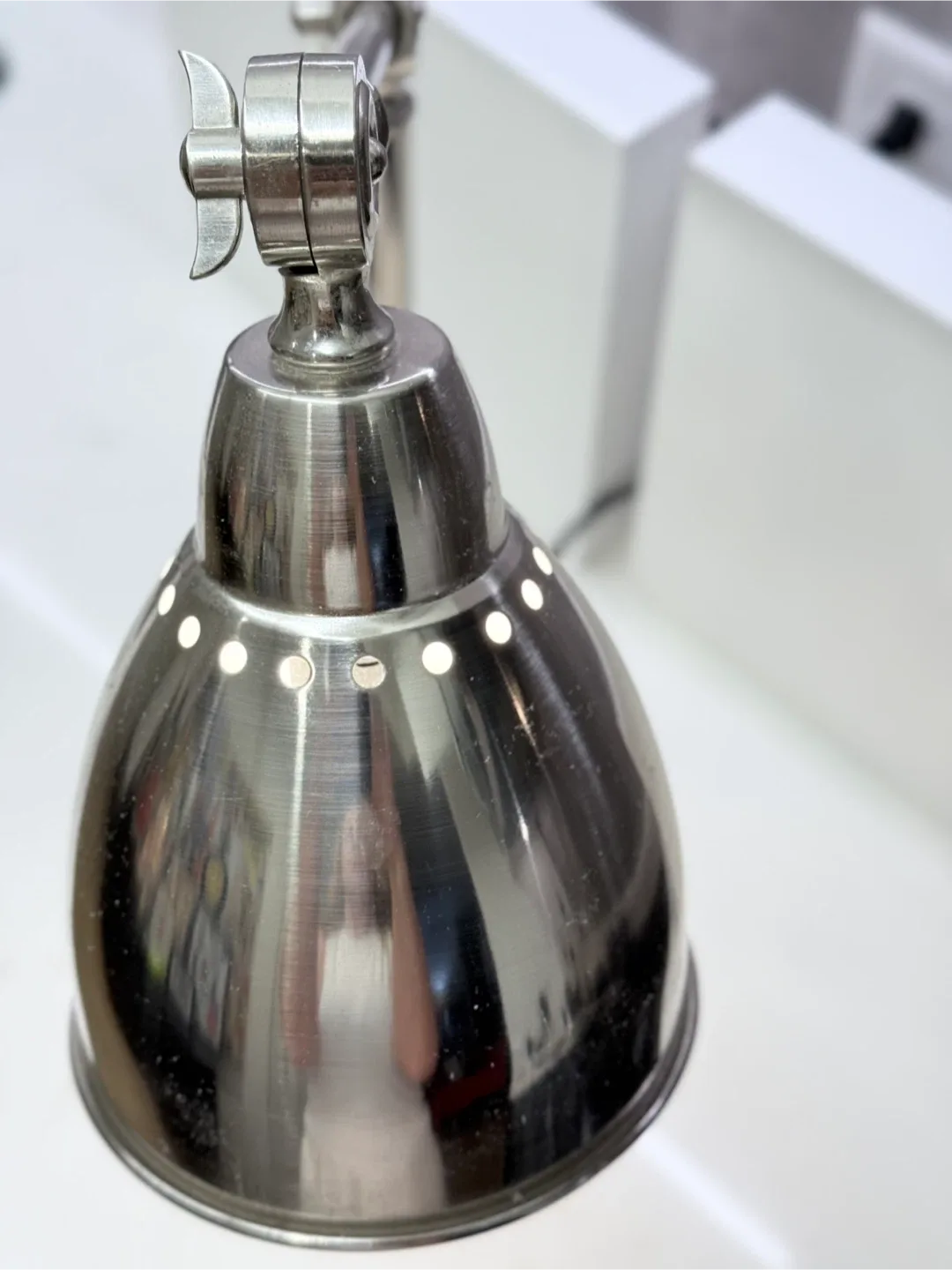 IKEA Silver Adjustable Desk Lamp image indicator(8)