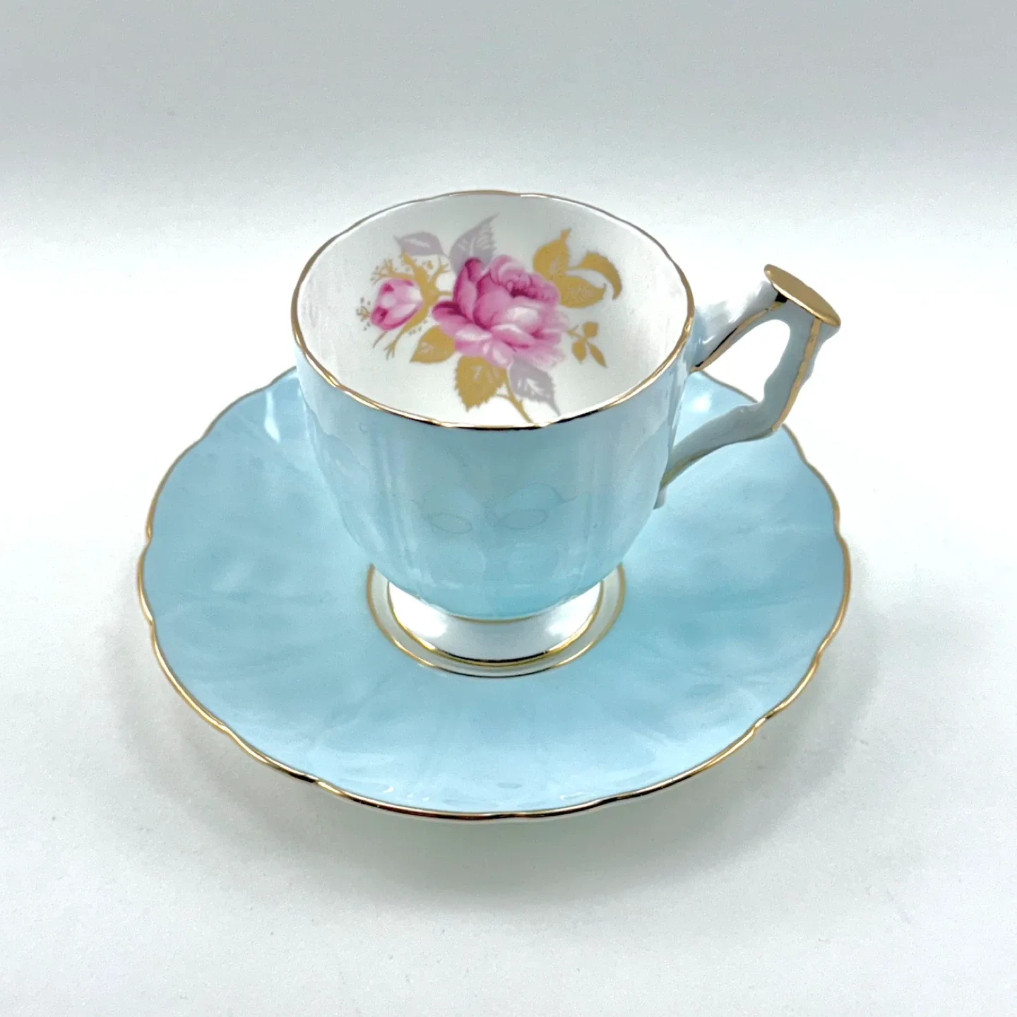 Aynsley blue demitasse thumbnail