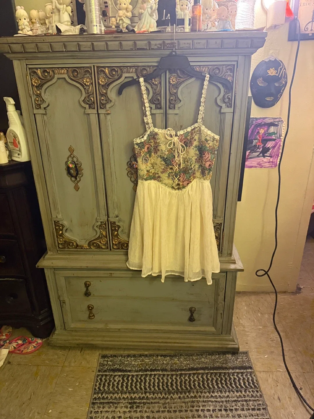 Floral Tapestry Corset Dress image indicator(3)