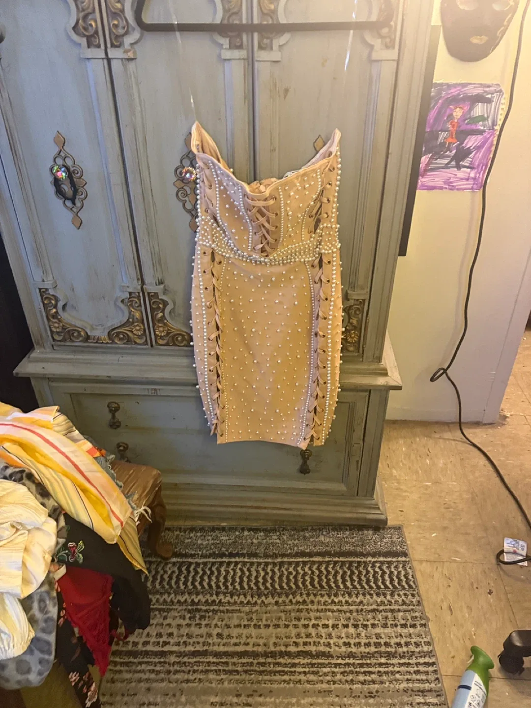 Fashion Nova Pearl Dress - Size M