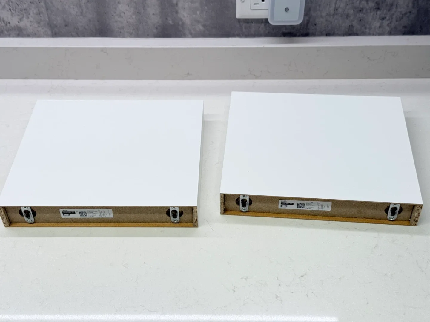 IKEA White Floating Shelves (Set of 2) image indicator(9)
