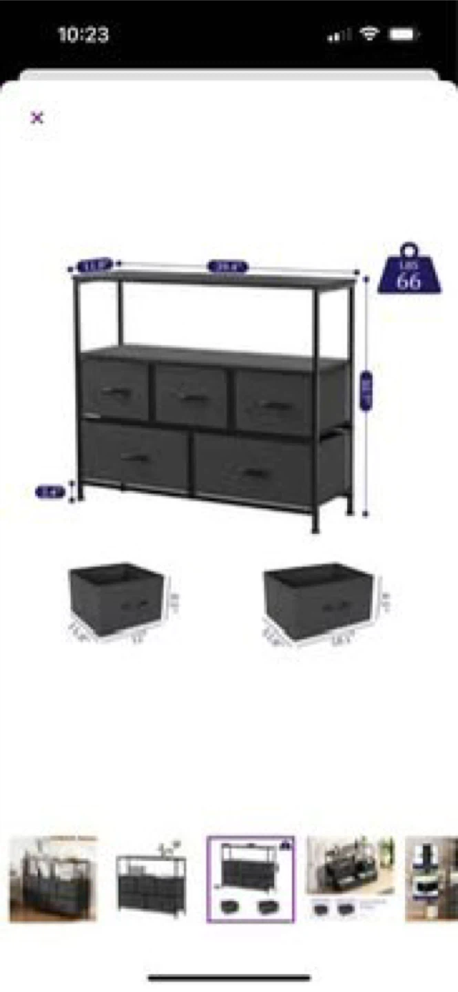 Brand new in box TV stand with storages
