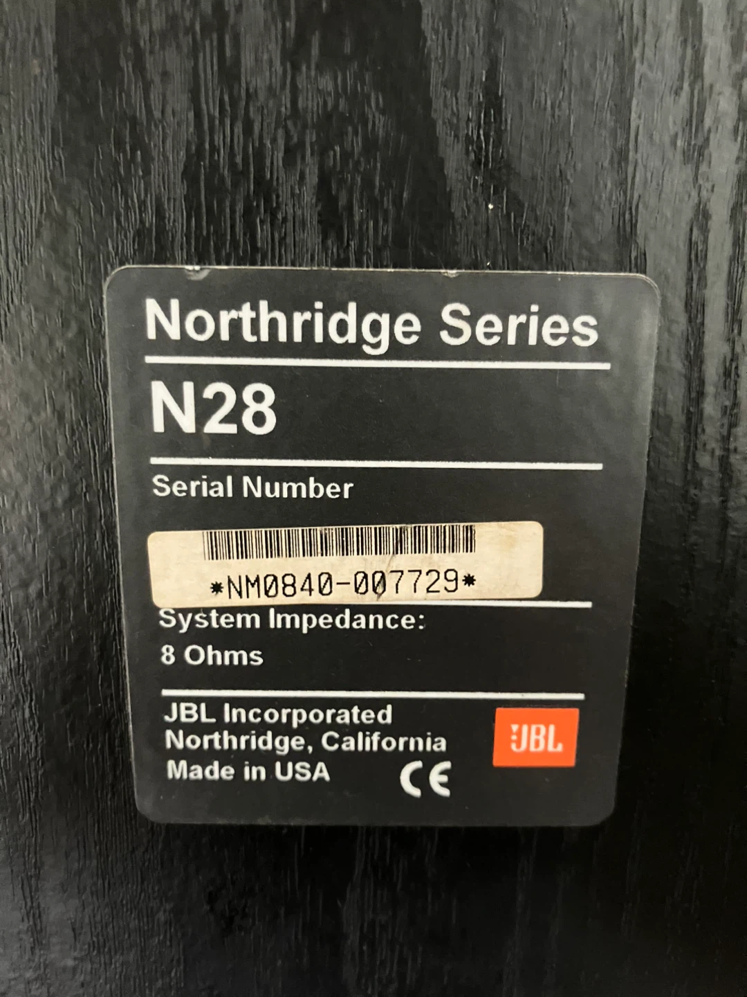 JBL Northridge N28 Speakers - photo 2