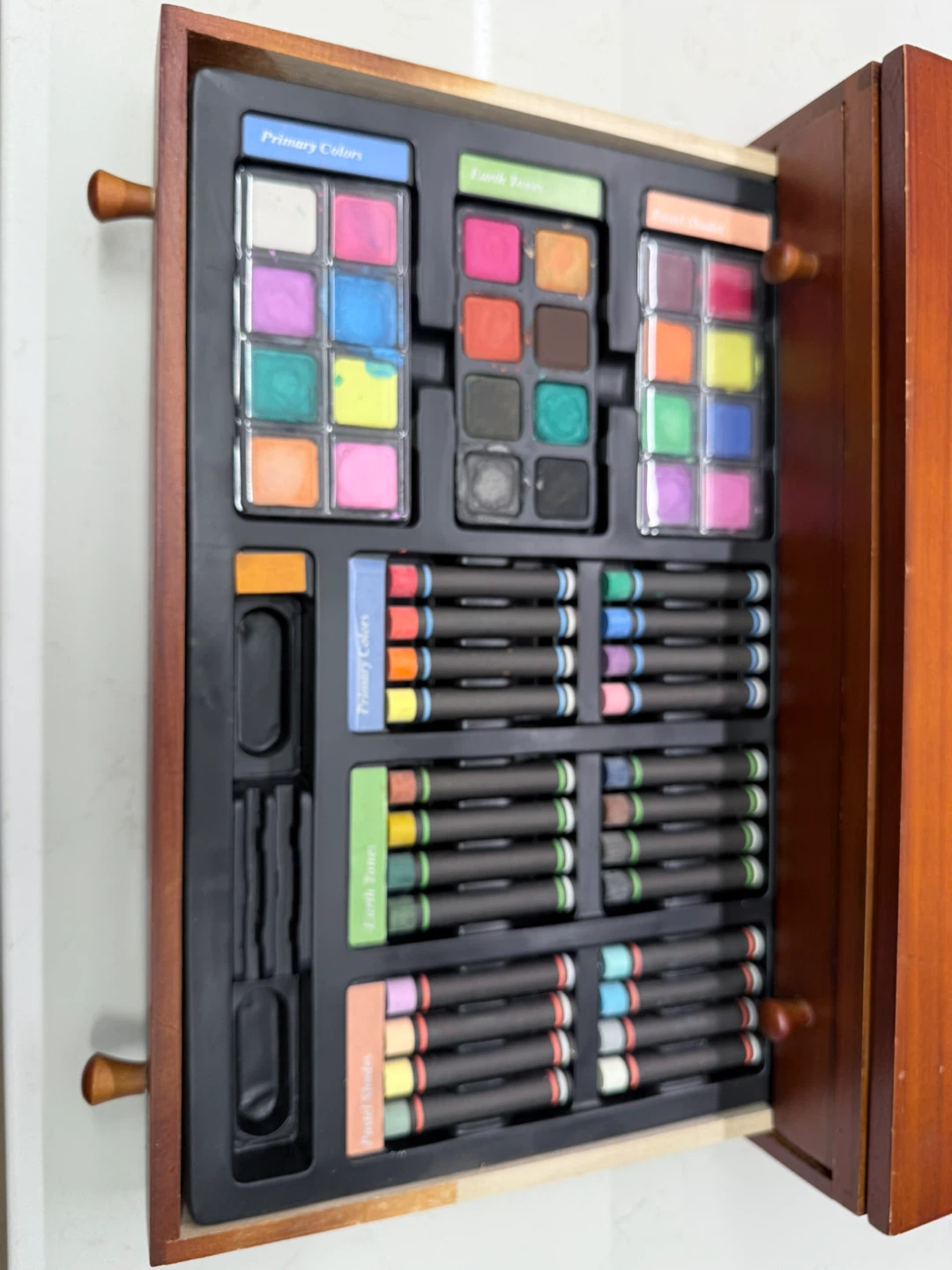 Wooden Art Easel, art Set with Drawing & Painting Supplies - photo 3