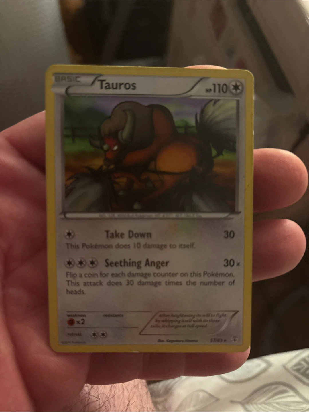 Pokemon Cards - Tangrowth & Tauros - photo 2
