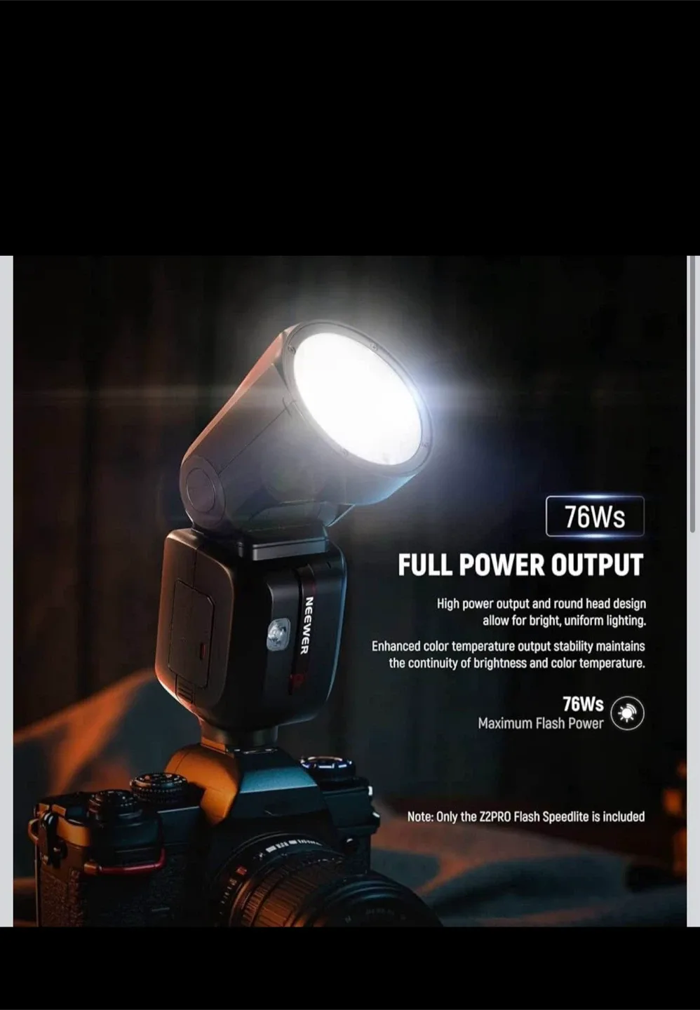 Neewer Z2 Pro Speedlite Camera Flash image indicator(2)