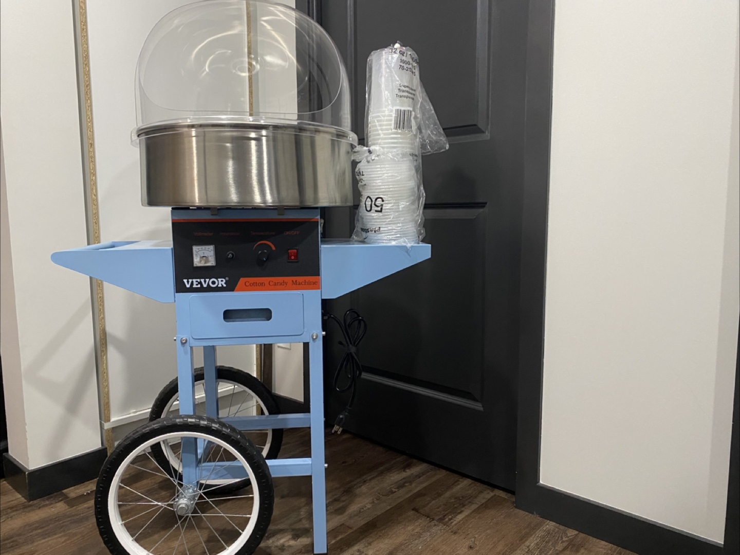 VEVOR Cotton Candy Machine with Cart