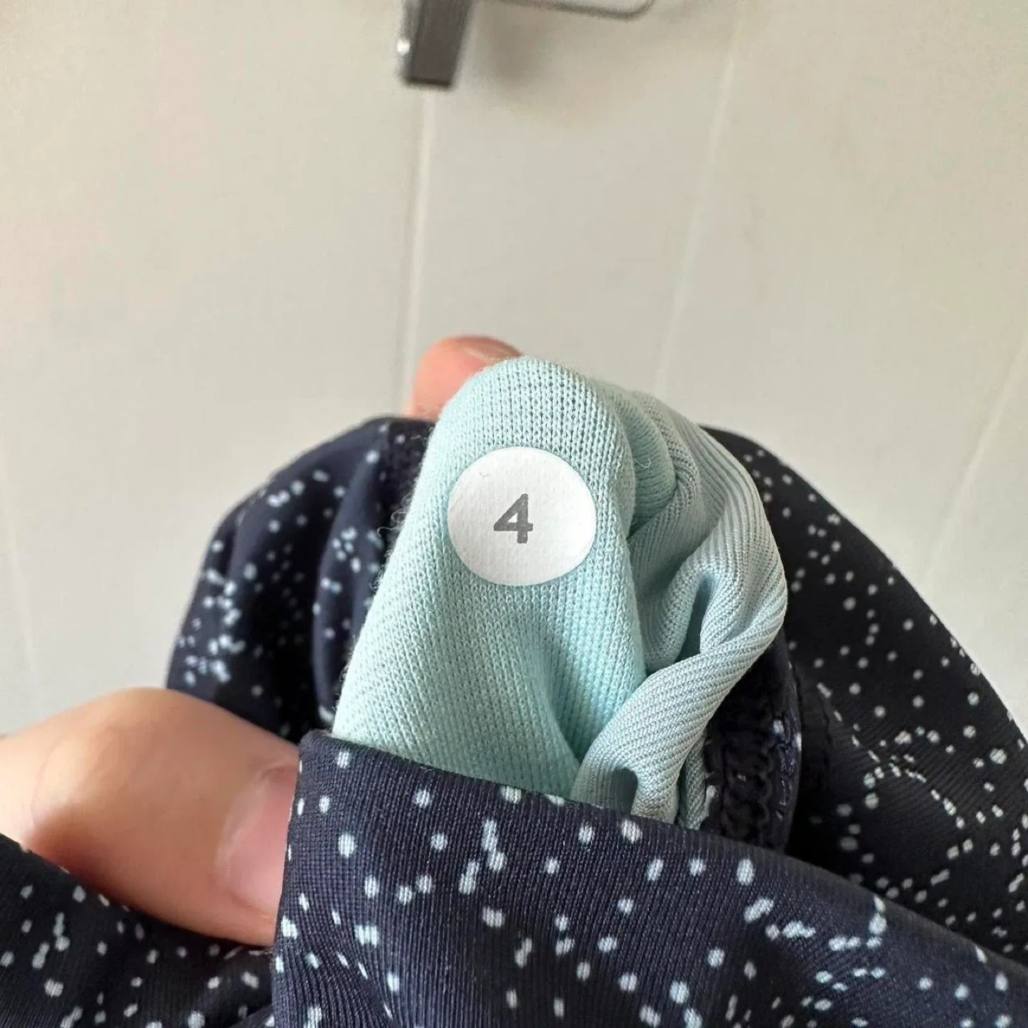 Lululemon navy print patterned leggings image indicator(7)