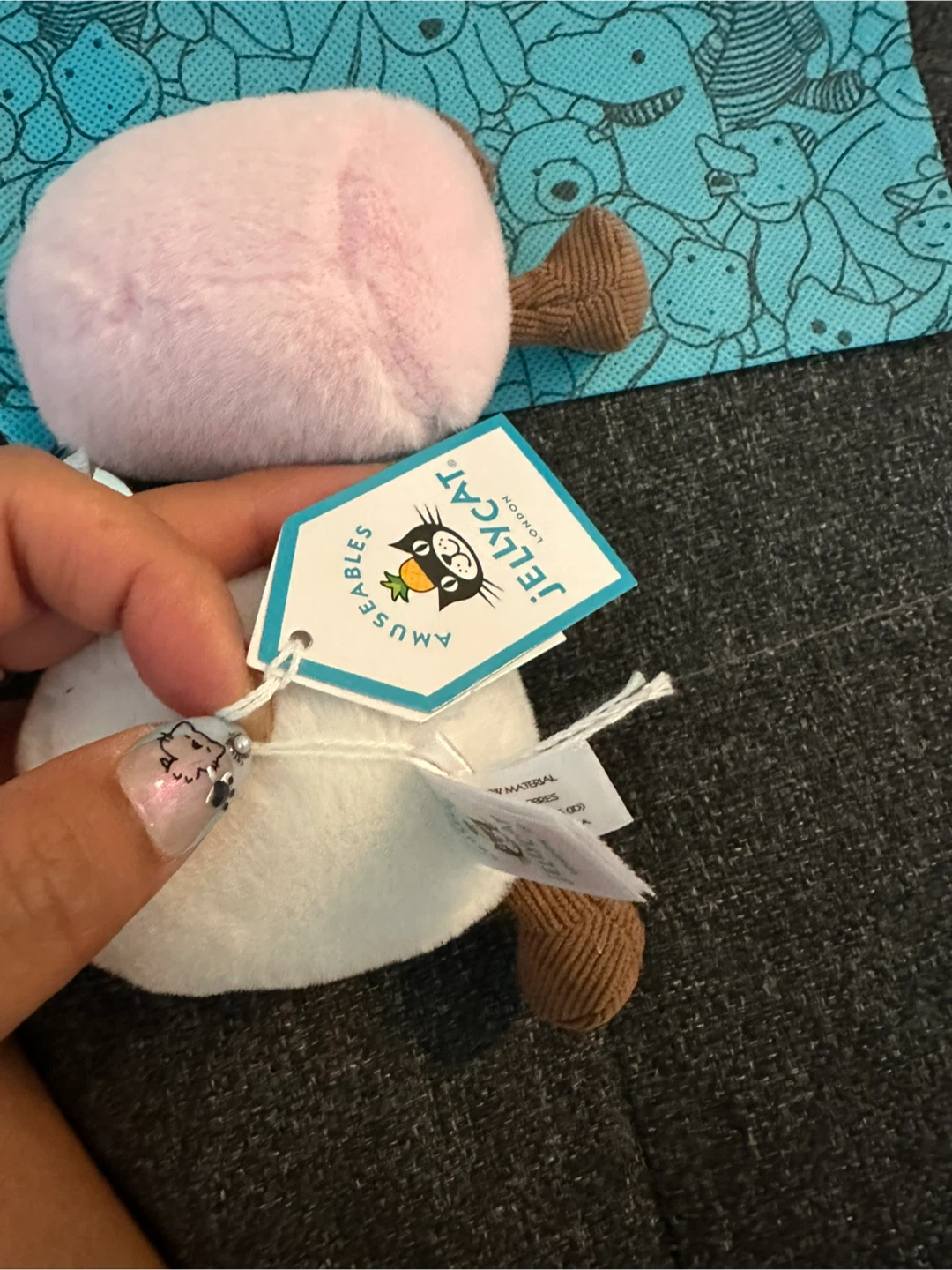 Jellycat Amuseable Marshmallow Keychain Set - photo 2