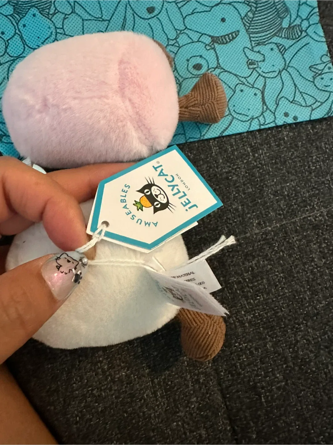 Jellycat Amuseable Marshmallow Keychain Set image indicator(2)