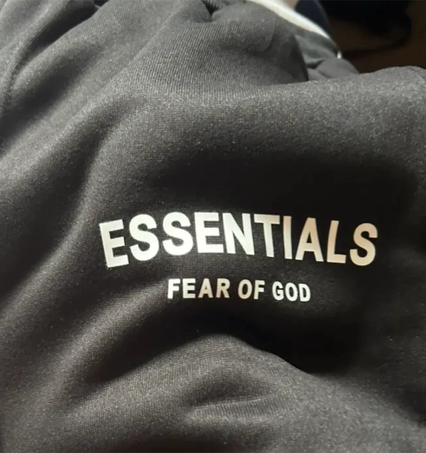 Essentials Fear of God Black Hoodie & Pants Set POLYSTER image indicator(2)