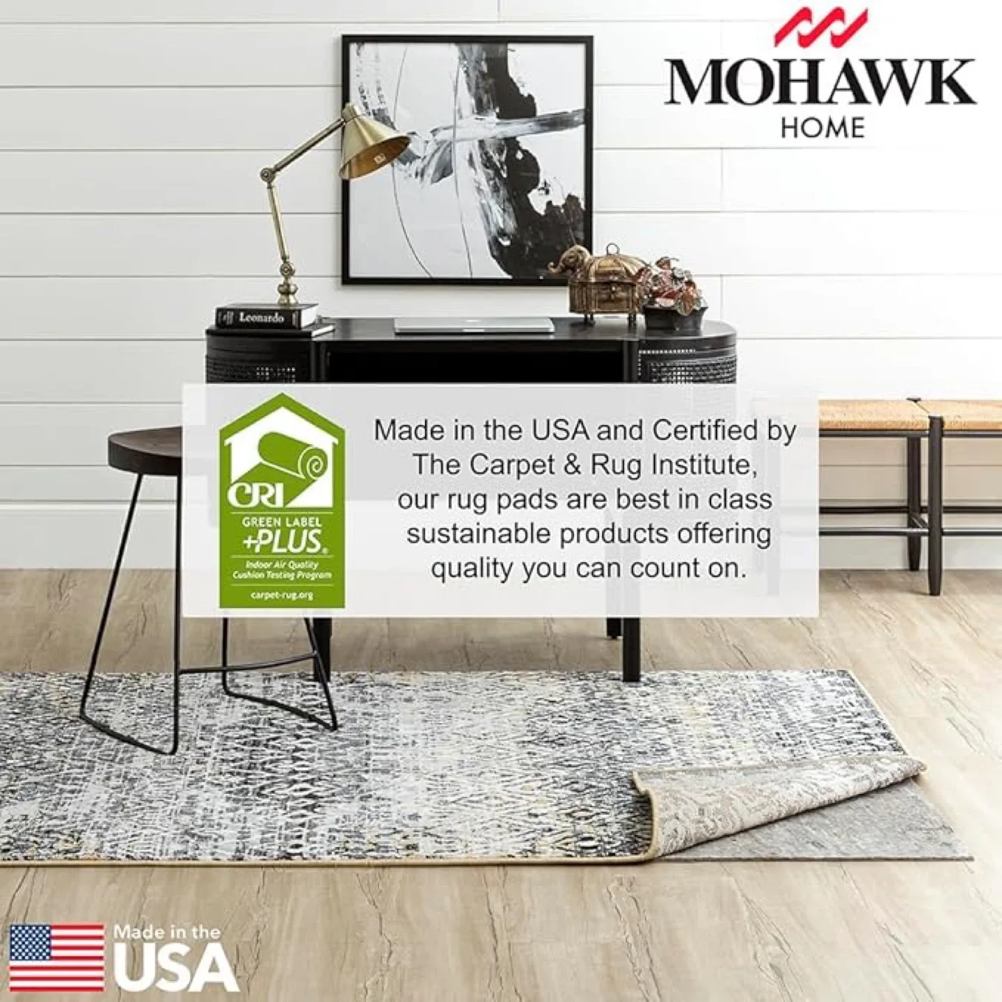 Mohawk Home Dual Surface Rug Pad, 1/4" Thick (8' x 10') image indicator(3)