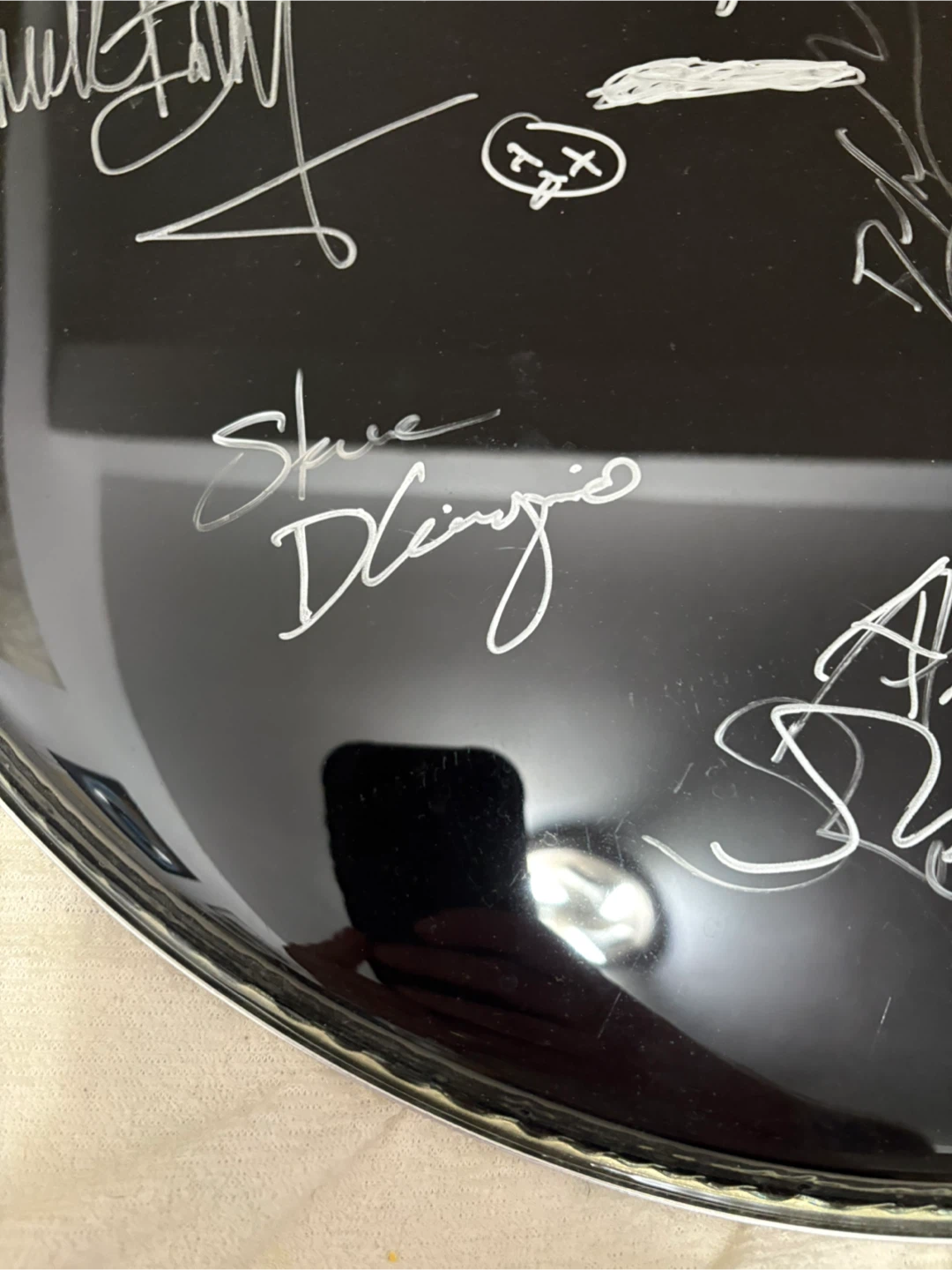 Remo Drumhead Signed by Testament - photo 3