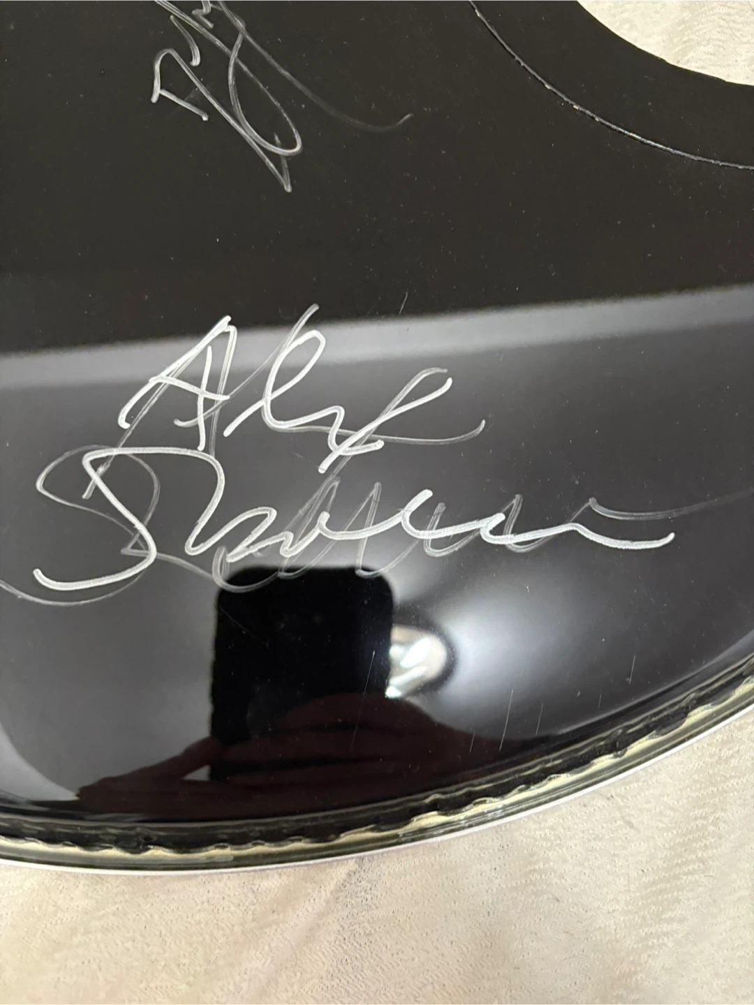 Remo Drumhead Signed by Testament - photo 4