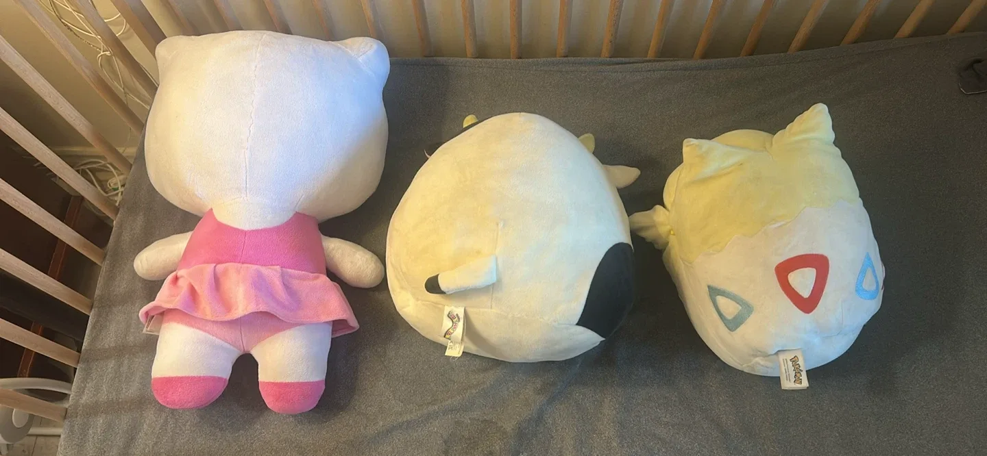 Squishmallow Plush Toys - Hello Kitty, Cow, Togepi image indicator(2)
