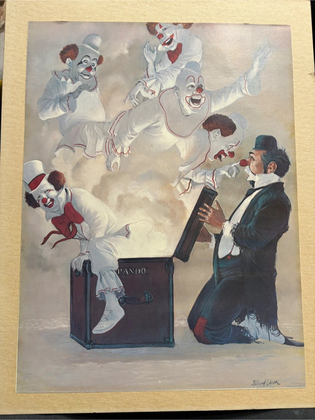 Clown Art Prints by Richard Olson