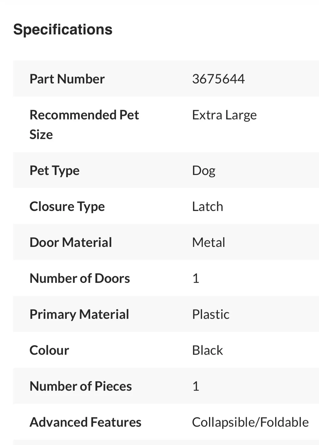 Extra Large Dog Crate - 42 x 28.5 x 30.4 inches image indicator(3)